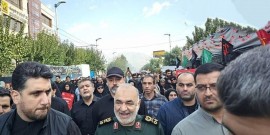 حضور سرلشکر سلامی در پیاده روی جاماندگان تهران + عکس